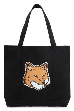 Tote bag Fox Head in canvas-1